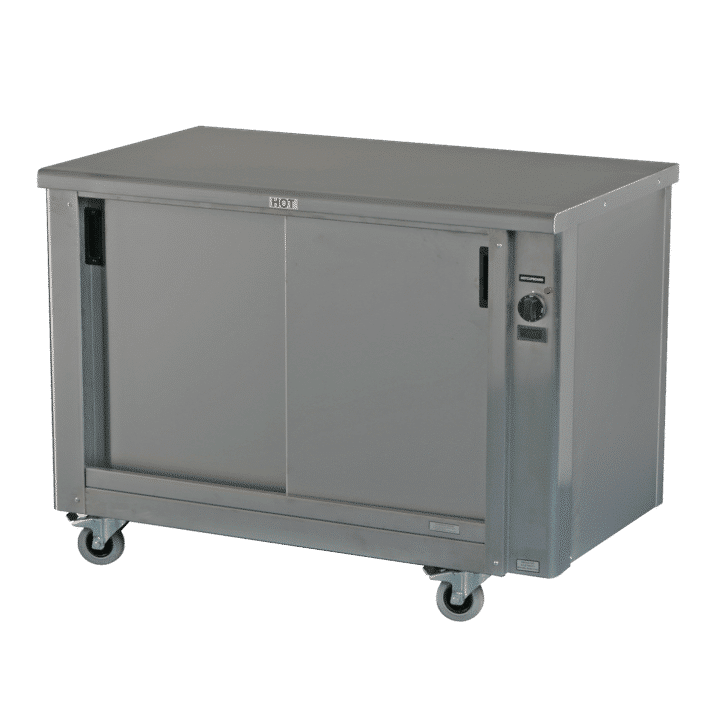 PEER12DZ Heavy Duty Plain Top Pass Through Hot Cupboard