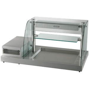MRGL2 Refrigerated One Tier Stainless Steel Deli Topper