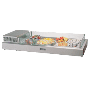 BTOREF1 Contact Cooled Topper Base with Glass Riser