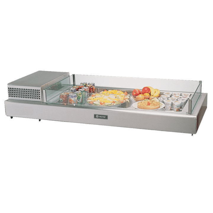 BTOREF1 Contact Cooled Topper Base with Glass Riser