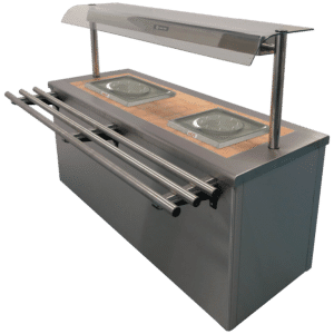 CARIB4.212 Caribbean Carvery Tiled Top Hot Cupboard
