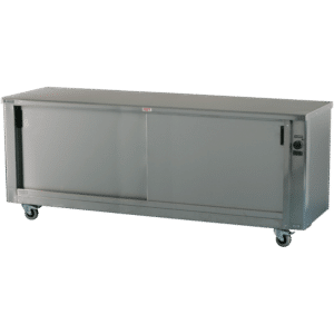 PEER22DZ Heavy Duty Plain Top Pass Through Hot Cupboard