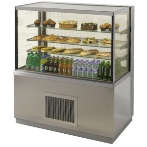 SMR130ECT Optimax Square Enclosed Front Refrigerated Retail Display