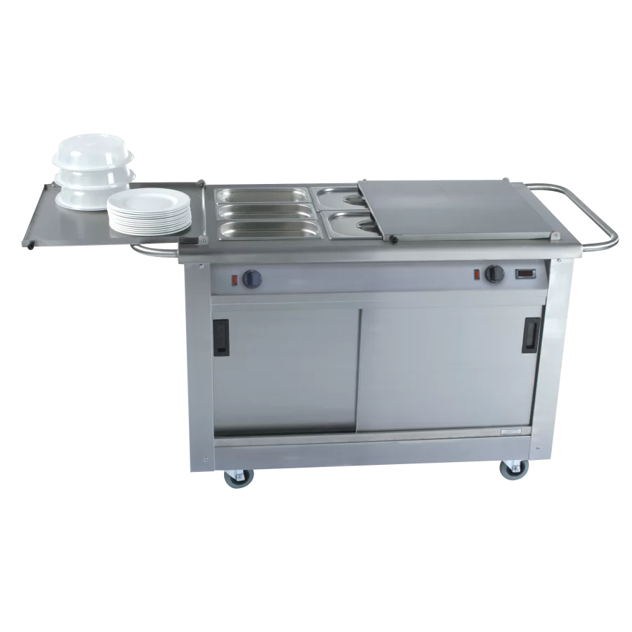 BM20MSF General Purpose Bain Marie Hot Cupboard with Hinged Top