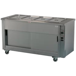 SCEP16DZ Heavy Duty Wet / Dry Heat Pass Through Bain Marie Hot Cupboard