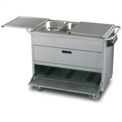 AMB20 Ambassador Hot/Hot Heavy Duty Service Trolley