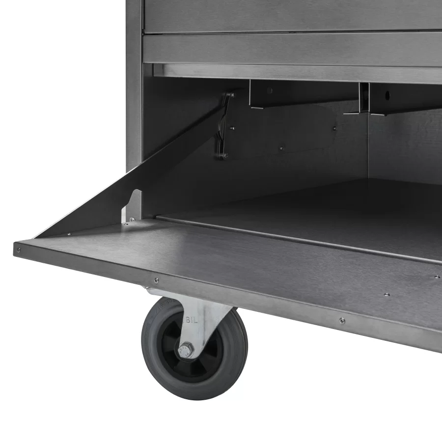 AMB4 Ambassador Hot/Cold Service Trolley in Oak Finish - Image 2