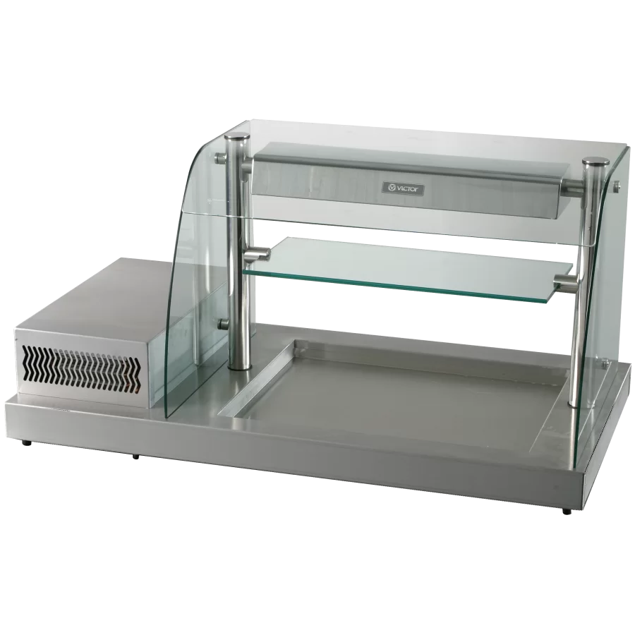 MRGL3 Refrigerated One Tier Stainless Steel Deli Topper
