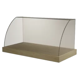 VIC01 Curved Glass Ambient Cake Display