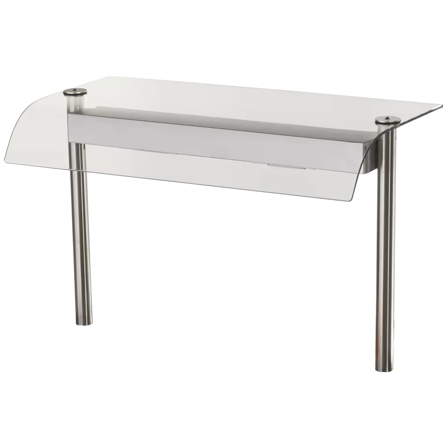 GANCG Curved Glass Quartz Heated Sneeze Screen