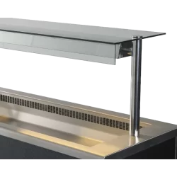 GANFGC Flat Glass LED Sneeze Screen