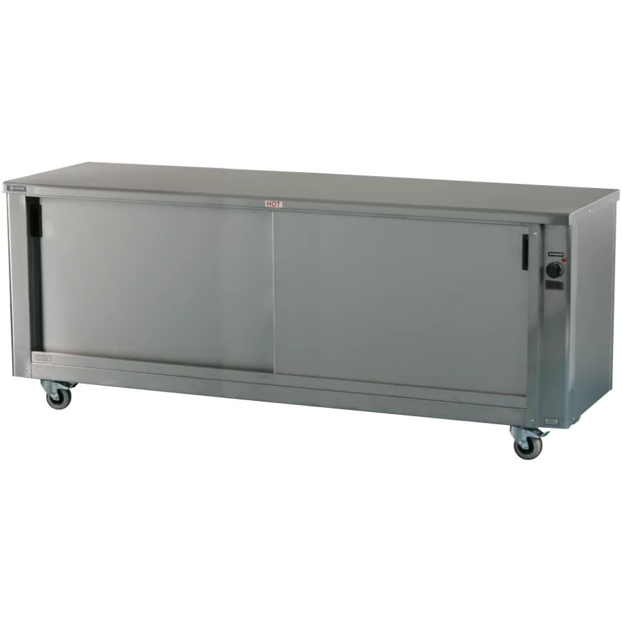 PEER22DZ Heavy Duty Plain Top Pass Through Hot Cupboard